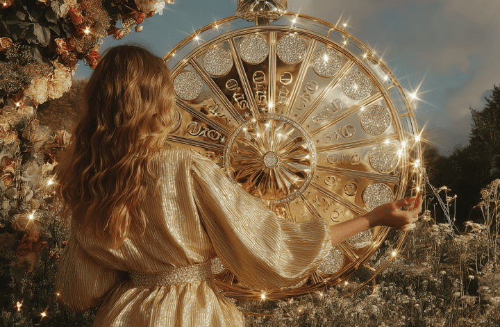 Wheel of Fortune tarot meaning explained: change, cycles, timing, love, career, reversed meaning, and self-reflection questions.