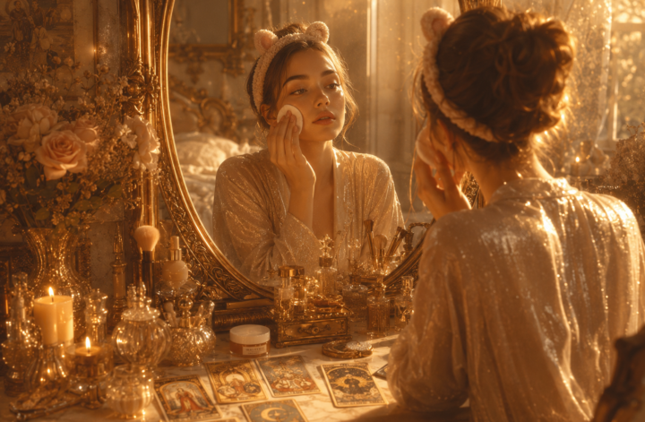 An evening tarot reflection practice is a short end-of-day ritual where you pull one card, connect it to one moment from the day, write your first reaction, and choose what to release before sleep.