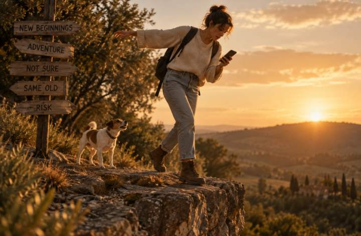 The Fool reversed can mean fear of beginning, hesitation, recklessness, poor preparation, or naïveté. It often asks whether you are avoiding a necessary first step or moving too quickly without enough grounding.